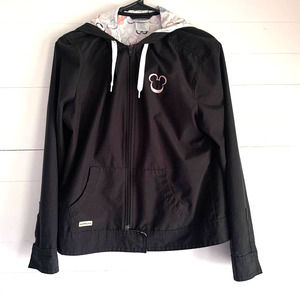 Walt Disney World Women's Black Lightweight  Jacket Disney Size Medium